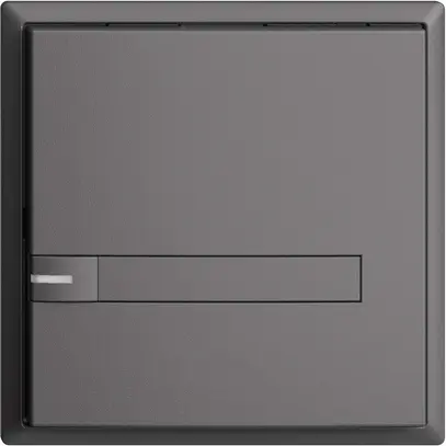 Pulsante KNX RGB EDUE, 250mW, c.LED RGB, c.carta, 1×pulsante, com.1×tasto, grs 