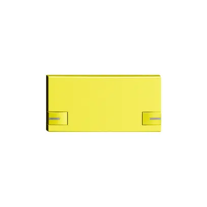 Tasto 1/2 KNX/elettronic.c.LED EDIZIOdue 2×comando simplice lemon 