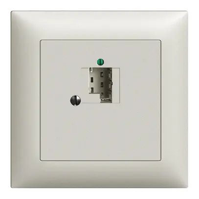 Prise ENC T+T EDIZIOdue 6P gris clair 