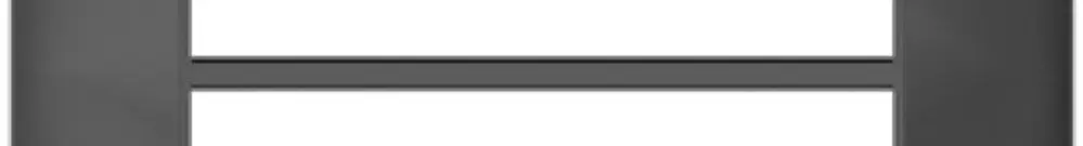 Cadre de recouvrement SIDUS 2×1 anthracite 