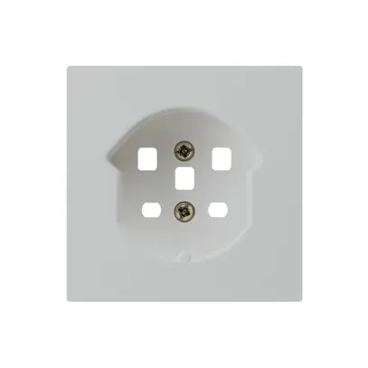 Plaque frontale kallysto T25 gris clair 60×60mm pour prise T25 