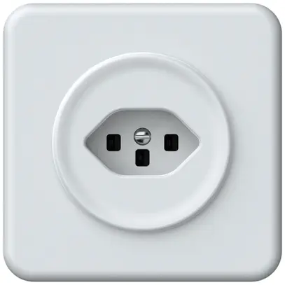 Presa INC origin 1×tipo 23 16A 230V 92×92mm bianco 