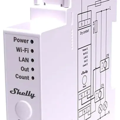 Compteur d'énergie AMD Shelly Pro EM-50 1L achat/livraison 1UM 