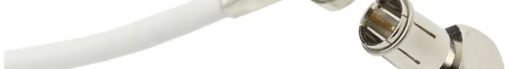 Câble de raccord. pour Media-Box WISI 1.25m, Wiclic 90°/IEC 90° 