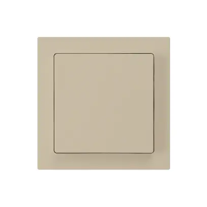 Kit frontal kallysto 60×60 beige pour interrupteur/contact poussoir 