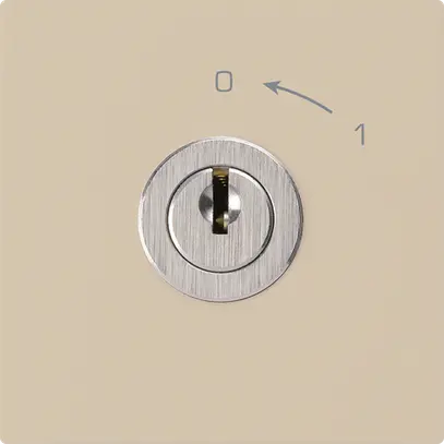 Contact pivotant 0<-1/1L beige KAL avec serrure Kaba 8 