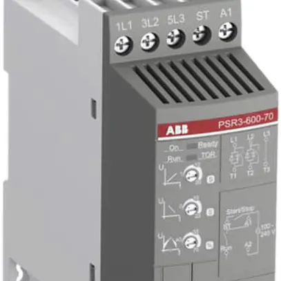 Démarreur progressif ABB PSR 0.75kW/1.5kW (230V/400V), tension d.com. 24VAC/DC 