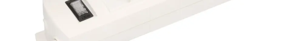 Steckdosenleiste MH 6×T13 Prime-Line Td 3×1mm² 5m weiss Schalter 