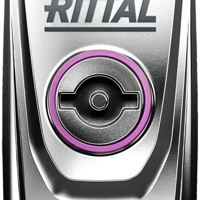 Serrure à glissière Rittal SZ, pour petit boîtier KX, insert à double panneton 