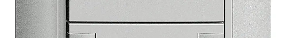 Tasto INC ZEP IR-motore/scena 1c/2t st.c/sec. EDIZIOdue silver 