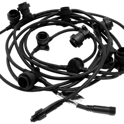 Lichterkette M. Schönenberger Extra Connecta 230V 150W 10×E27 7.35m IP44 