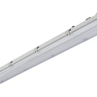 Luminaire p.locaux hum.Sylvania SYLPROOF G13 2×13W 3100lm 840 IP65 1280×99mm gr 