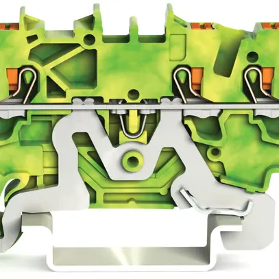 Borne de protection WAGO TOPJOB-S 1.5mm² 3L vert/jaune série 2201 