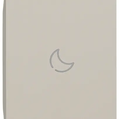 Coperchio tasto Living Now per pulsanti MyHOME 2 moduli c.simbolo notte sand 