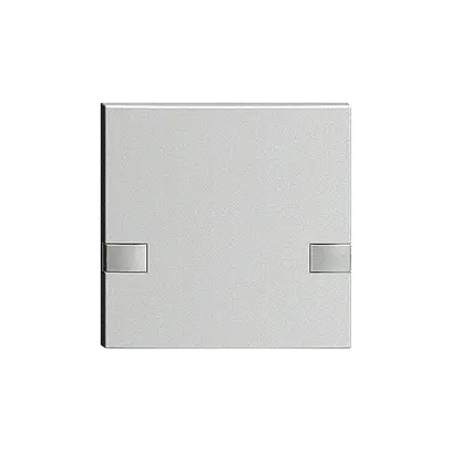 Touche 1/1 KNX/électron.s.LED EDIZIOdue commande à 2-touches silver 