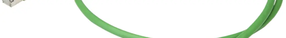 Cavo patch RJ45 WAGO 756-1250, cat.6A S/FTP, LSZH, verde, 1m 