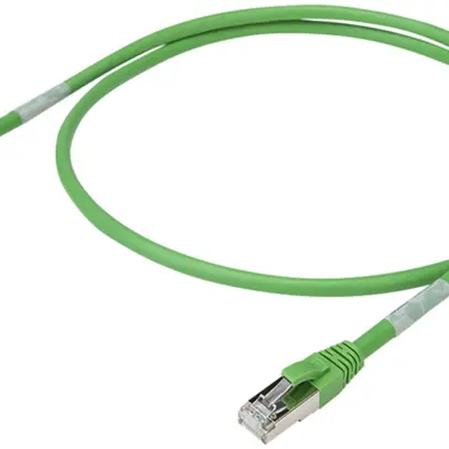 Patchkabel RJ45 WAGO 756-1250, Kat.6A S/FTP, LSZH, grün, 10m 