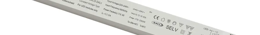Alimentation LED SLV 250W 24V DALI VAR 400×40mm 