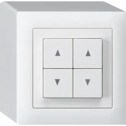 Interrupteur pour stores AP kallysto blanc avec 4 touches 