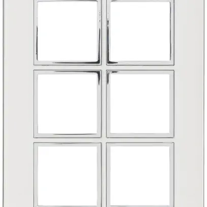 En-tête ENC Legrand Arteor 3×2, vertical, mirror white 