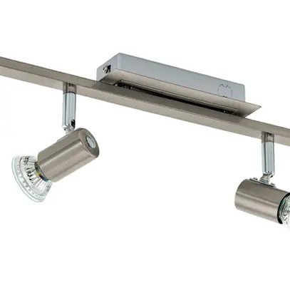 Plafonnier Eglo ROTTELO GU10 4×0…3W IP20 780×70mm nickel 