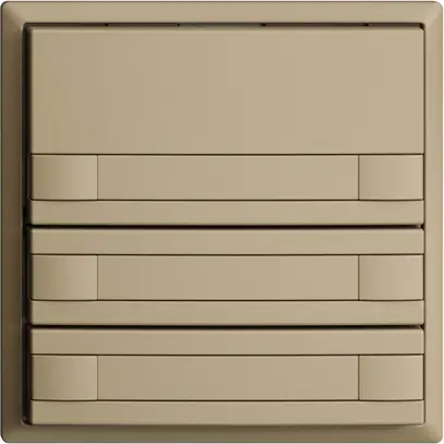 Pulsante KNX RGB EDUE, 250mW, s.LED, c.inserto carta, 6×pulsante, 1×tasto, sa 
