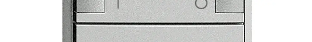Kit frontal ON-OFF 2c/2t ZEP 60×60mm silver 