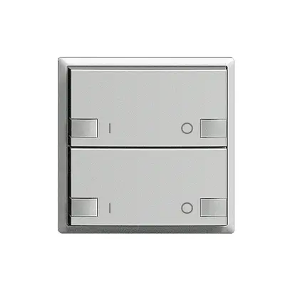Kit frontal ON-OFF 2c/2t ZEP 60×60mm silver 
