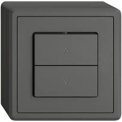 Interrupteur pour stores AP EDIZIO.liv SNAPFIX® 10A 250V 2 touches 1 canal grf 