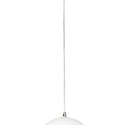 Lampada a sospens.LIGHT EYE GU10 75W con adattatore 1-fase IP20 bianco/cromo 