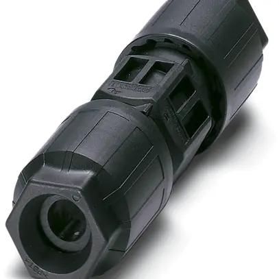Connettore QUICKON 4LPE 1…2.5mm² Ø6…11mm 2×dado nero 