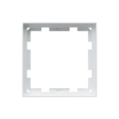 Cadre frontal KNX Hager kallysto pour thermostat blanc 