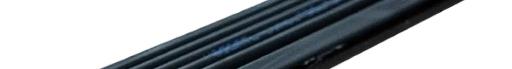 Câble plat Woertz Combi 5×2.5+2×1.5mm² sans halogène noir B2ca 