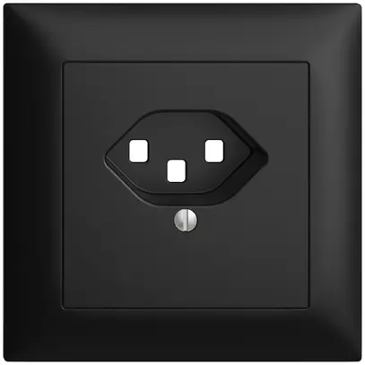 Kit frontale INC EDIZIOdue nero 88×88mm 1×T23 