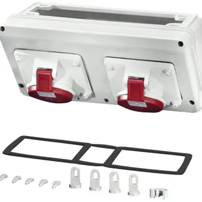 Connection Box Hensel Mi, 2×CEE 16A, 5 P, 400V, 6h 