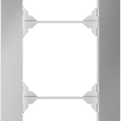 En-tête ENC EDIZIO.liv prestige SNAPFIX® 3×1 214×94mm acier chromé poli 