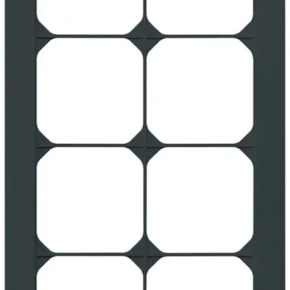 Telaio di copertura INC kallysto.pro 4×2 nero 154×274mm 