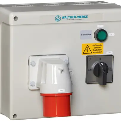 Alimentation de secours AP Walther-Werke 32A avec poussoir de contrôle 