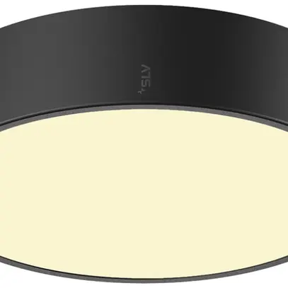 Plafoniera LED SLV MEDO 30 12W 1200lm 927/930/940 IP50 REG Ø280mm nero 