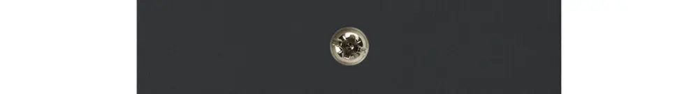 Placca frontale kallysto nero per 60×60mm per copertura cieca 