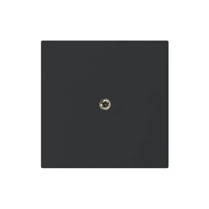 Placca frontale kallysto nero per 60×60mm per copertura cieca 