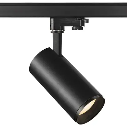 Spot LED SLV 3~ NUMINOS M PHASE 20W 1970lm 3000K 36° Ø85×185mm noir 
