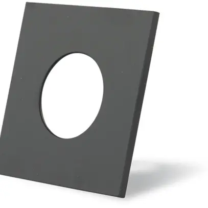 Bague décorative DOTLUX, pour Downlight LED MULTI/MULTIsun, 84×84mm, noir mat 