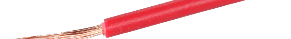 Toron T 0.75mm² rouge Bobine à 200m H05V-K Eca 