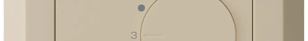 Termostato ambiente INC kallysto.line beige per riscaldamento pavimento 