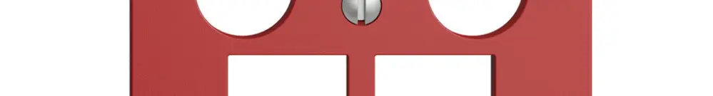 Kit de recouvrement Edue F, p.prise multimédia EASYNET, p.2×RJ45 S-One, berry 