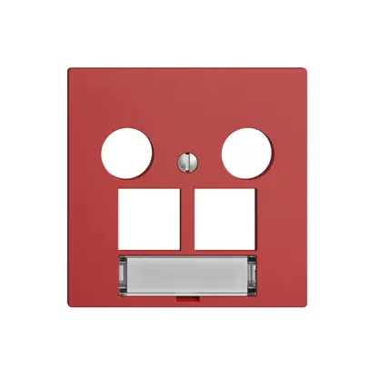 Kit de recouvrement Edue F, p.prise multimédia EASYNET, p.2×RJ45 S-One, berry 