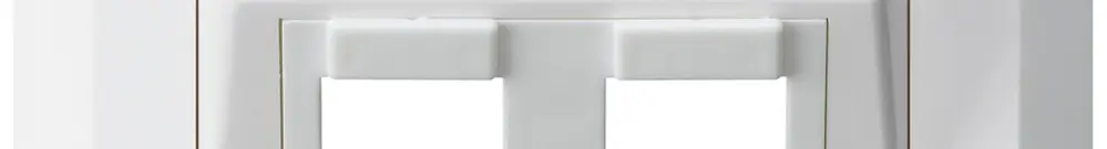 Kit di montaggio INC kallysto.line 2×Keystone bianco 