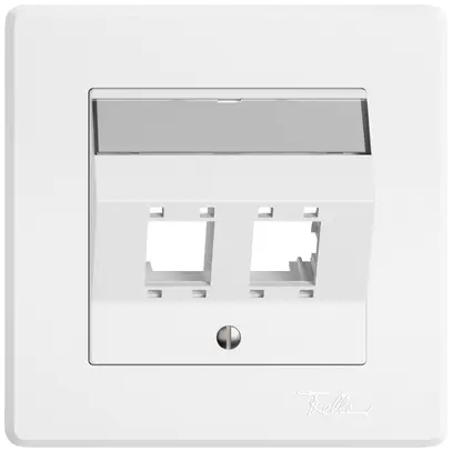 Kit di montaggio INC EDIZIO.liv SNAPFIX® per freenet cat.5e/6 2× bi 