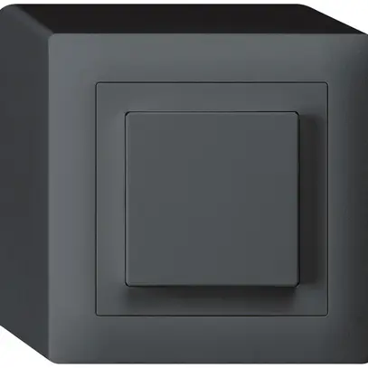 Interrupteur à poussoir AP kallysto 6/1L anthracite 